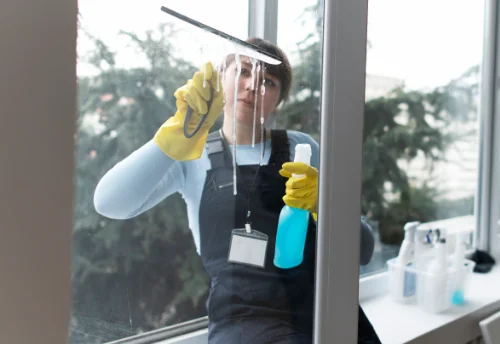 Nettoyage de vitres intérieures et extérieures à Hambye